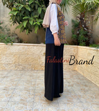 Elegant Palestinian Navy Embroidered Best