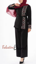 Elegant Black Embroidered Suit