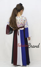 Stunning Kids Rainbow Cloche Dress Palestinian Embroidery