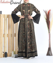 Elegant Embroidered 2 Pieces Black Abaya With Stylish Embroidery