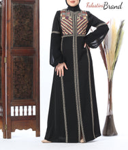 Elegant Embroidered Black Abaya With Stylish Embroidery