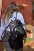 Palestine Bag - Leather Hand Embroidered Backpack